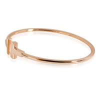 Tiffany & Co. T Wire Bangle in 18K Rose Gold