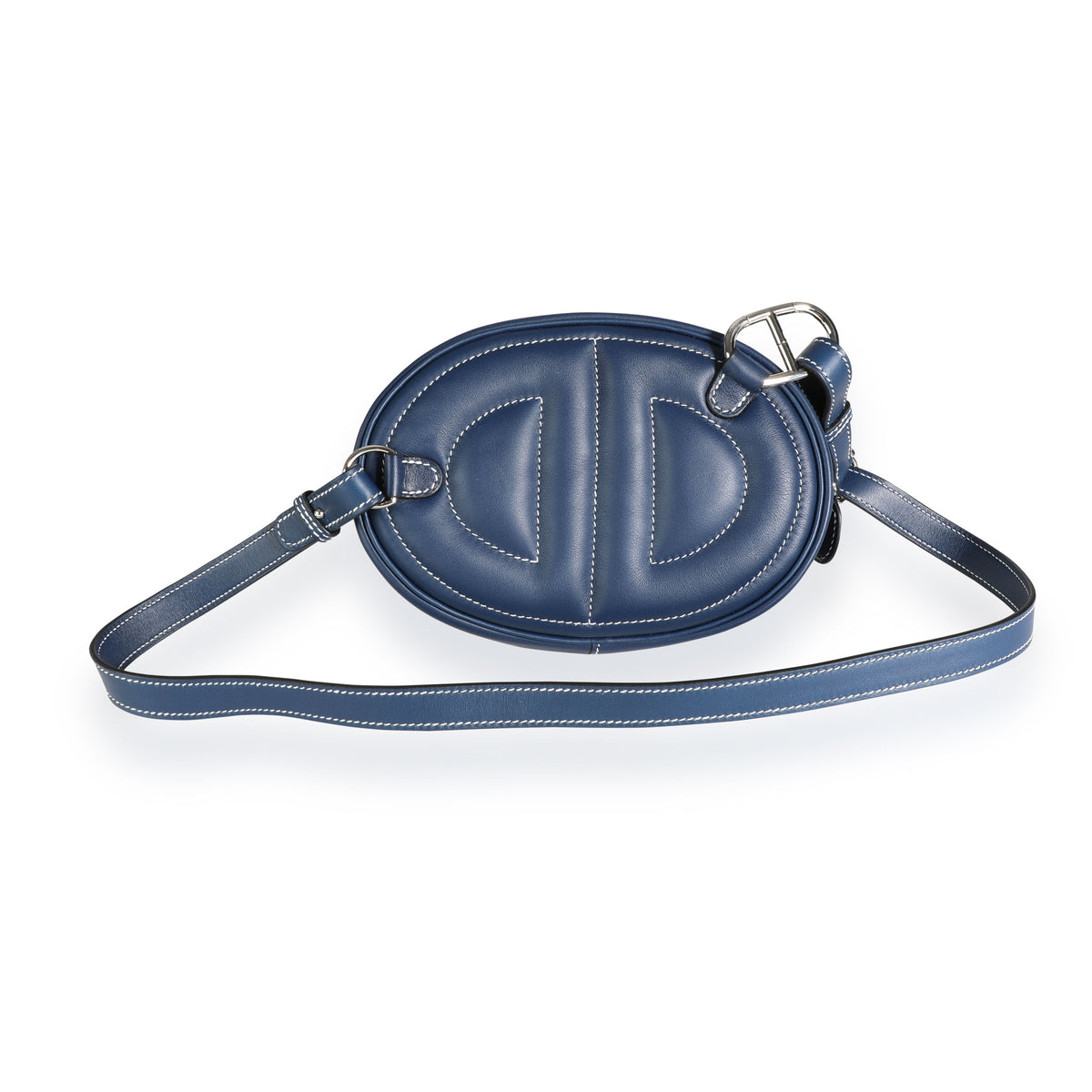 Hermès Bleu Encre Swift In The Loop Belt Bag PHW, myGemma