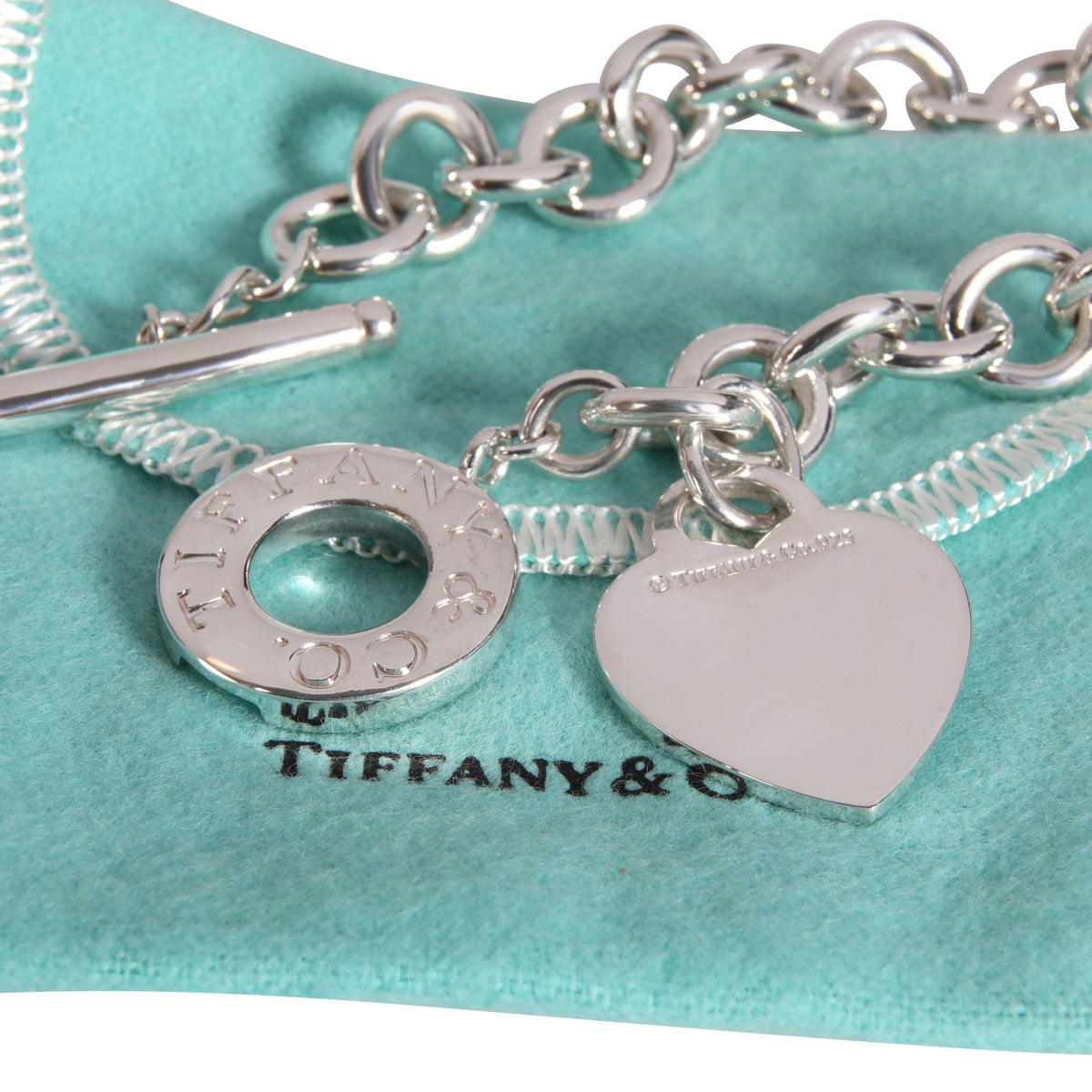 Tiffany Heart Tag Toggle Bracelet in Sterling Silver