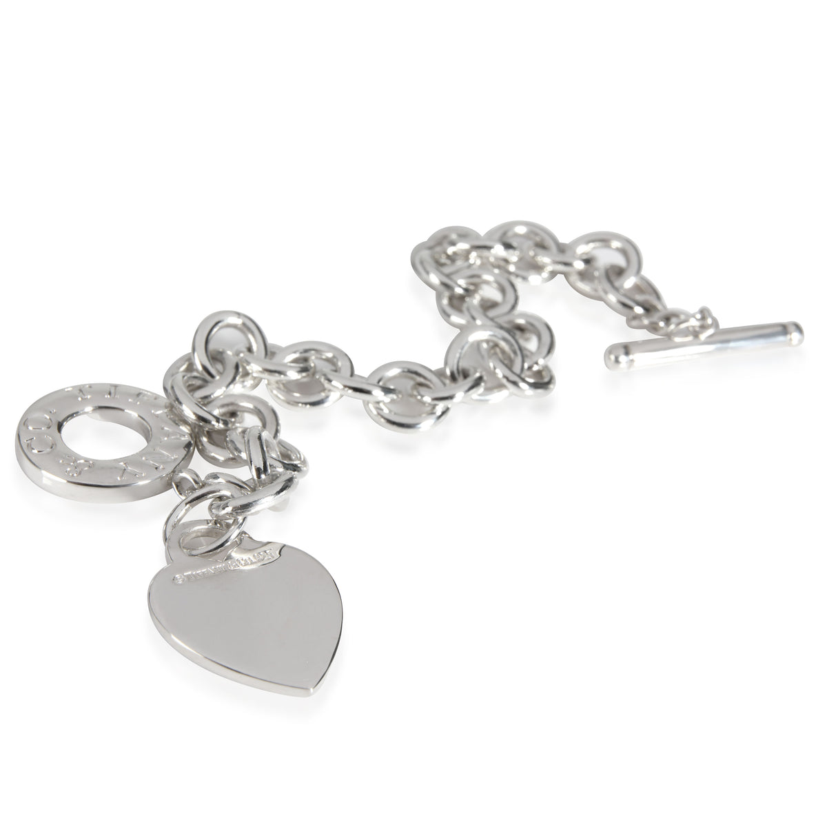 Tiffany & Co. Heart Tag Toggle Bracelet in Sterling Silver