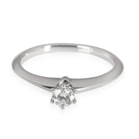 Tiffany & Co. Diamond Engagement Ring in 950 Platinum G VS1 0.2 CTW