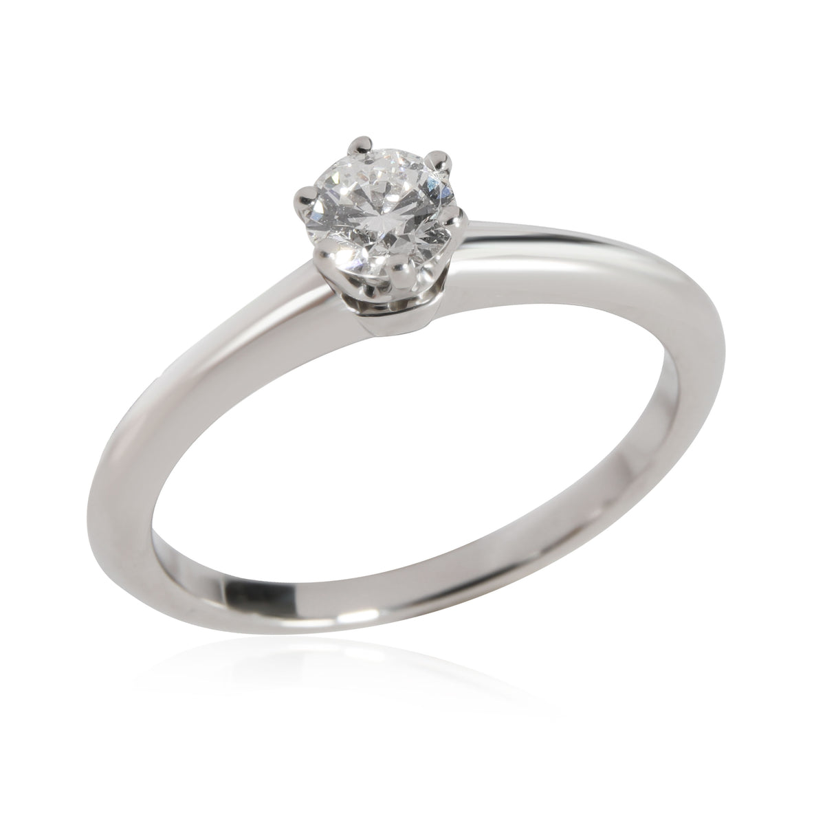 Tiffany & Co. Diamond Engagement Ring in Platinum Platinum H VS2 0.27 CTW