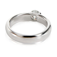 Tiffany & Co. Etoile Diamond Engagement Ring in Platinum G VS1 0.58 Ct