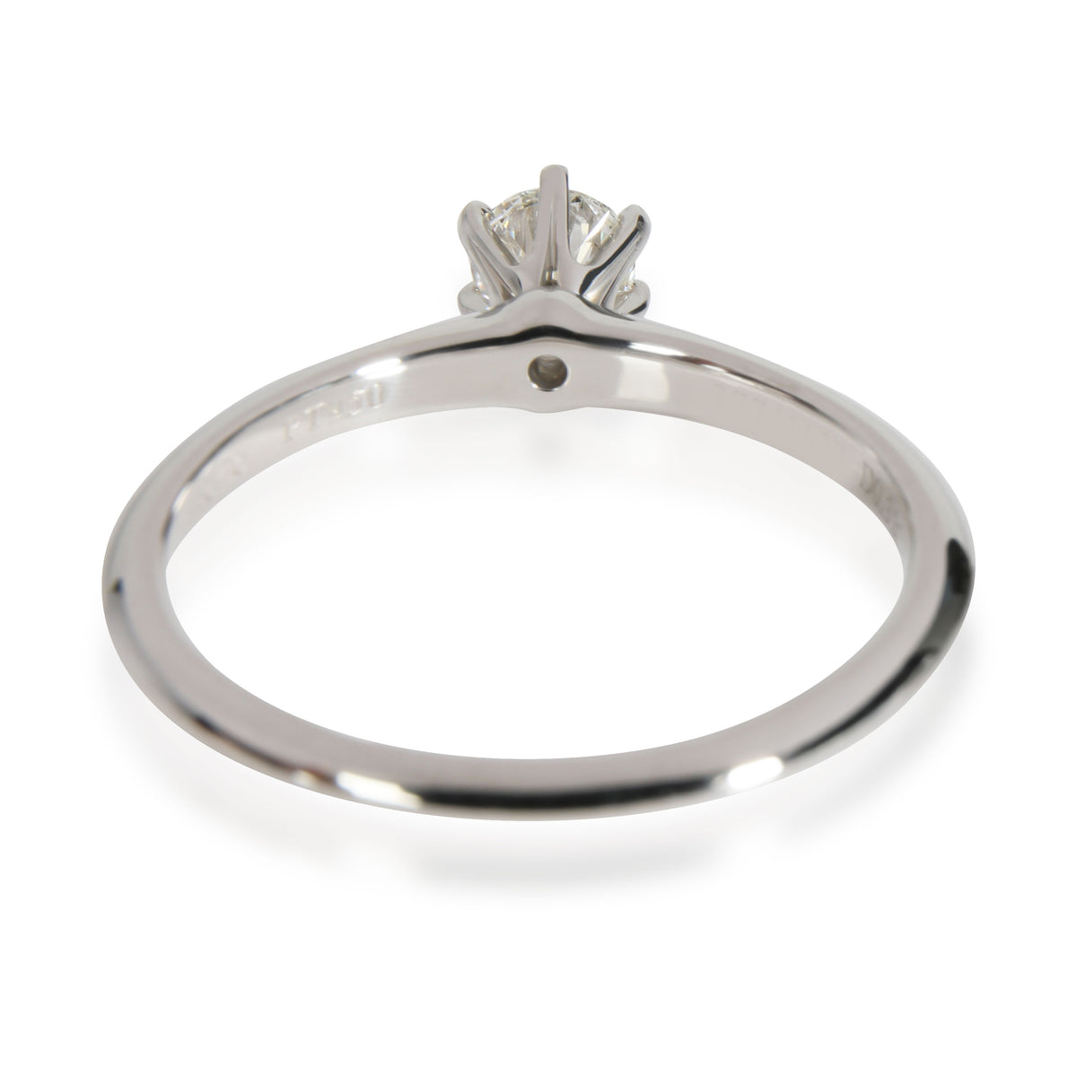 Tiffany & Co. Diamond Engagement Ring in Platinum Platinum H VS1 0.32 CTW