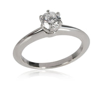 Tiffany & Co. Diamond Engagement Ring in Platinum G VS1 0.45 CTW