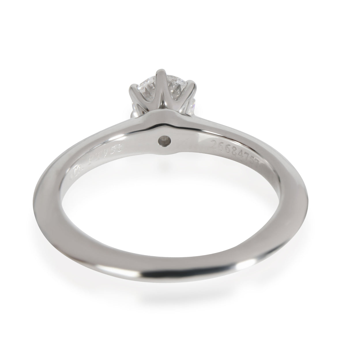 Tiffany & Co. Diamond Engagement Ring in Platinum G VS1 0.45 CTW