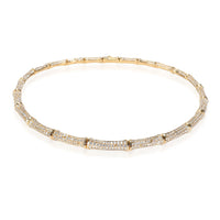 Cartier Bamboo Diamond Necklace in 18K Yellow Gold 22.00 CTW