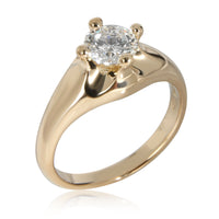 Bulgari Corona Diamond Solitaire Engagement Ring in 18K Gold G VS1 0.65 CTW