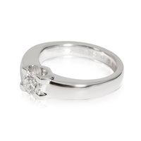 Cartier Love and Symbols Diamond Engagement Ring in Platinum F VVS2 0.3