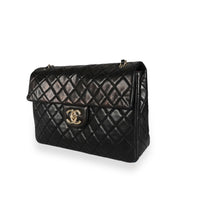 Chanel Black Quilted Lambskin XL Jumbo Single Flap Bag