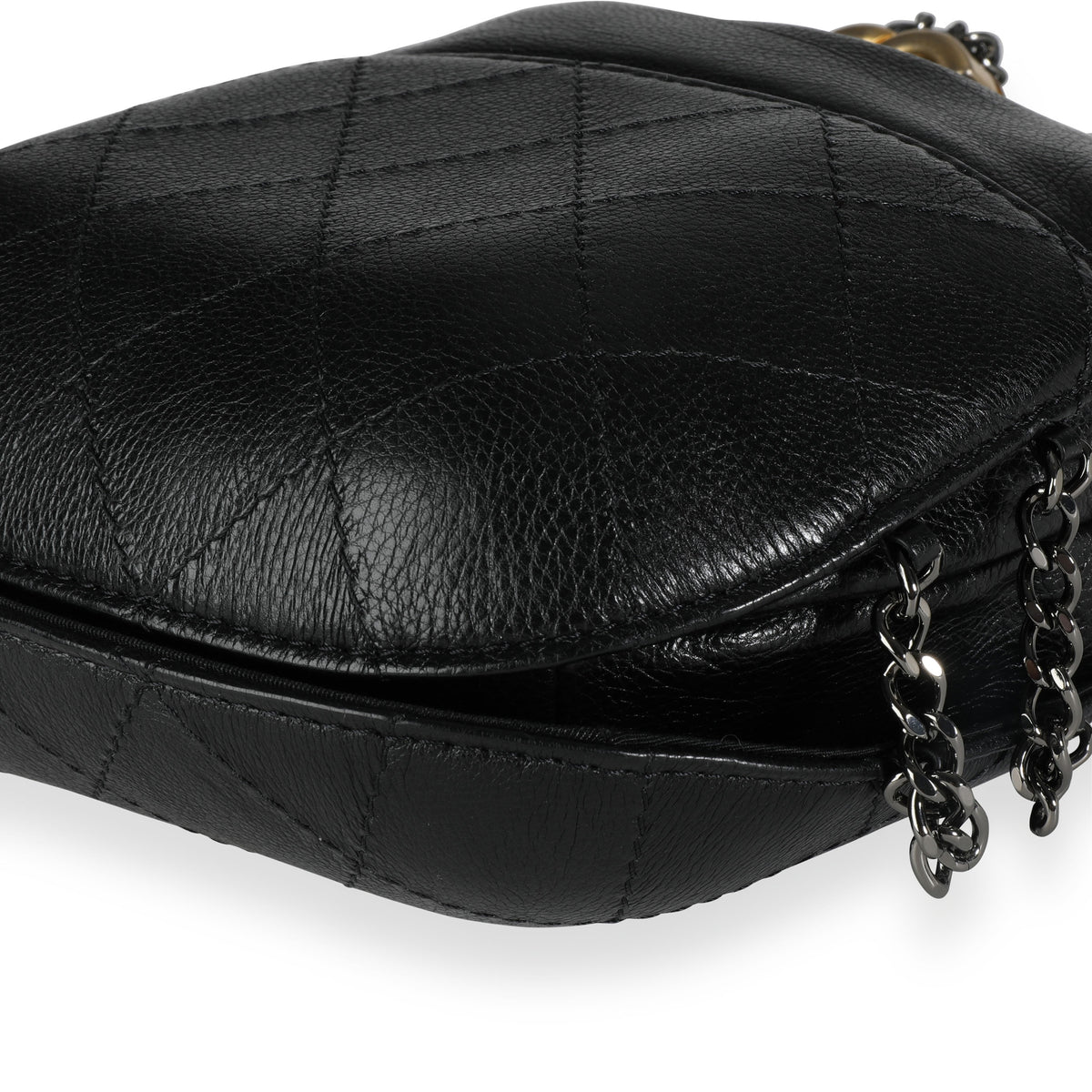 Chanel Black Quilted Calfskin Small Gabrielle Bucket Bag