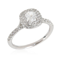 Tiffany & Co. Soleste Diamond Engagement Ring in  Platinum D VVS2 0.82 CTW