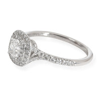 Tiffany & Co. Soleste Diamond Engagement Ring in  Platinum D VVS2 0.82 CTW