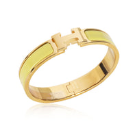 Hermès Clic H Jaune D'or Yellow Gold Plated Bangle
