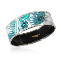 Hermès Mythique Phoenix Pierres Et Cactus Palladium Plated Enamel Bracelet