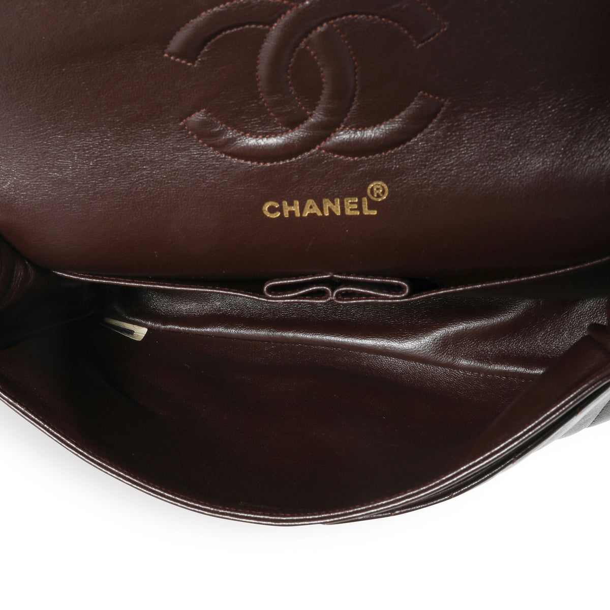 Chanel Blue Chevron Lambskin Classic Double Flap Medium Q6BATU1IB0002