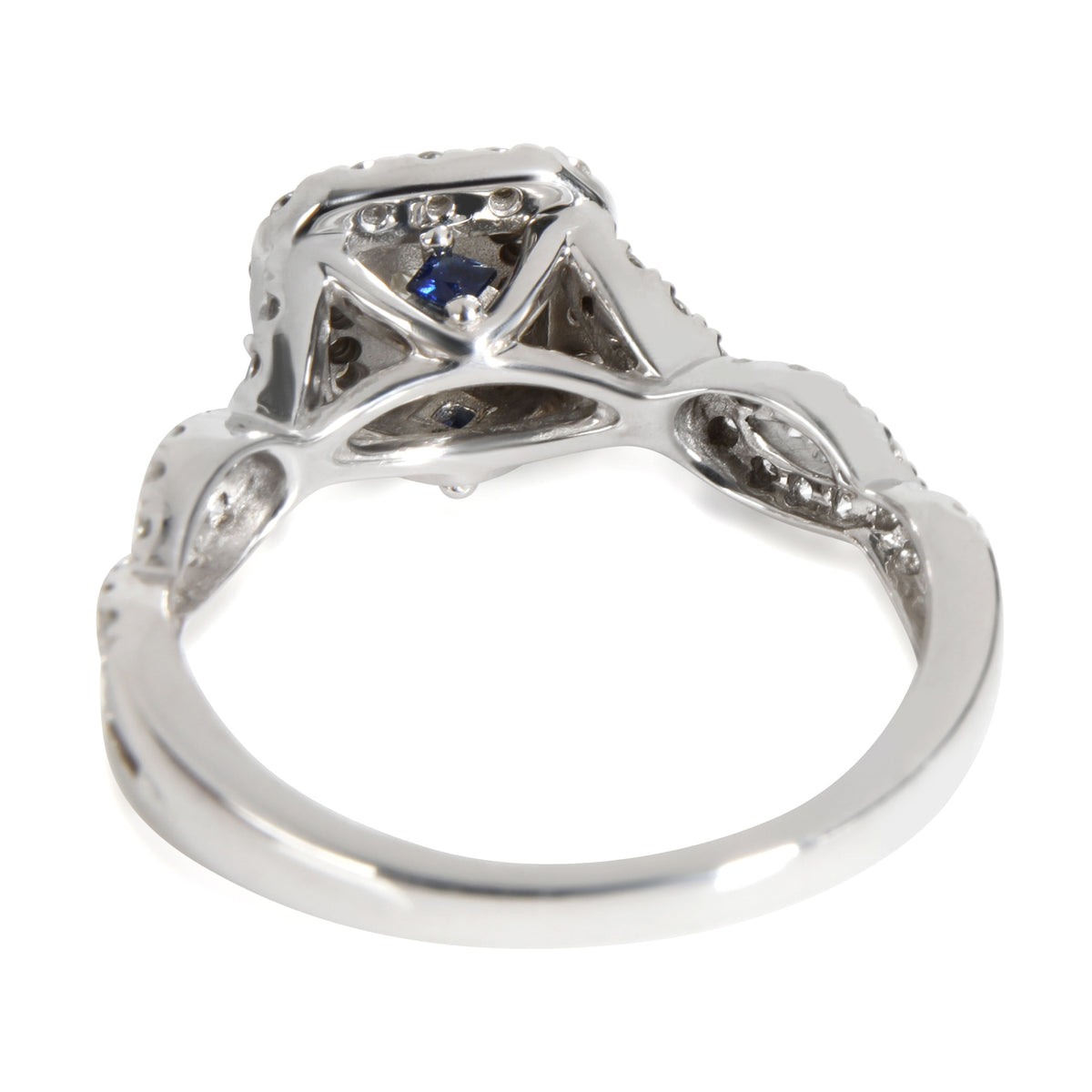 Vera Wang Love Diamond Engagement Ring in 14K White Gold 1.00 CTW