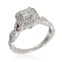 Vera Wang Love Diamond Engagement Ring in 14K White Gold 1.00 CTW