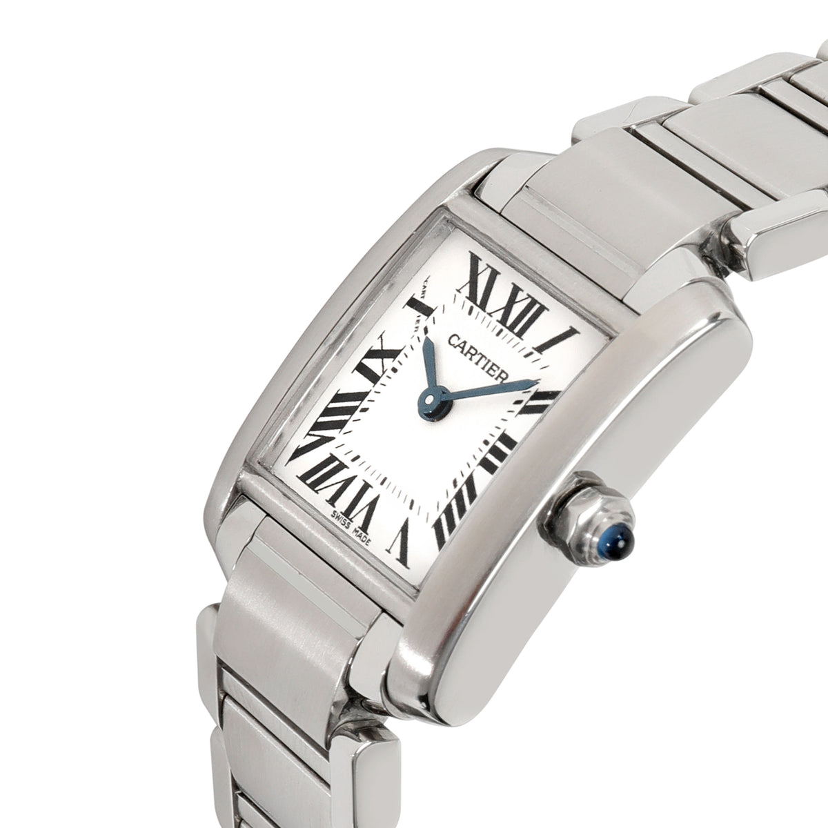 Cartier Tank Francaise W51008Q3 Womens Watch in  Stainless Steel