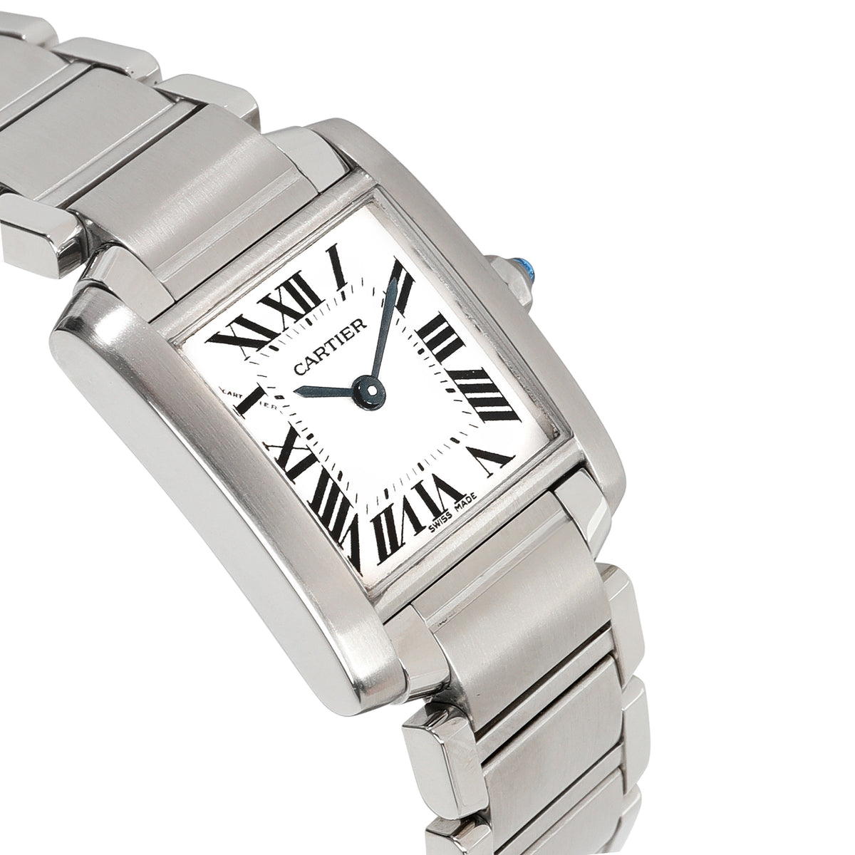 Cartier Tank Francaise W51008Q3 Womens Watch in  Stainless Steel