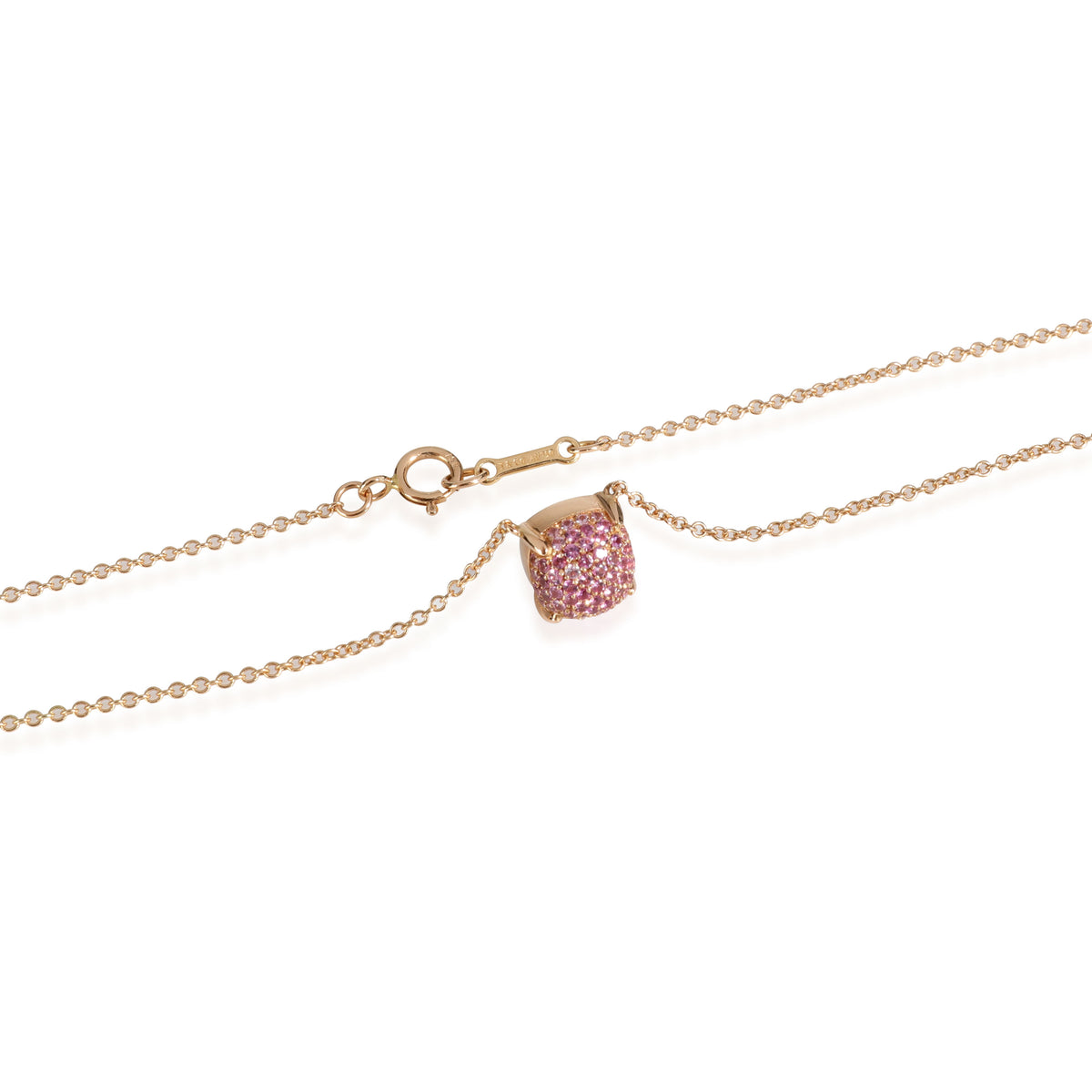 Tiffany Co. Paloma s Sugar Stacks Sapphire Pendant in 18K Rose