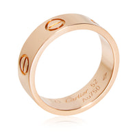 Cartier Love Ring in 18K Pink Gold