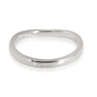 Cartier Ballerine Curved 2.1 mm Wedding Band in  Platinum