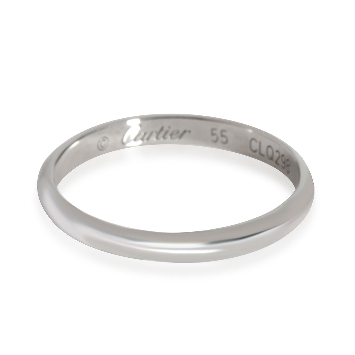 Cartier 1895 Plain Wedding Band in  Platinum