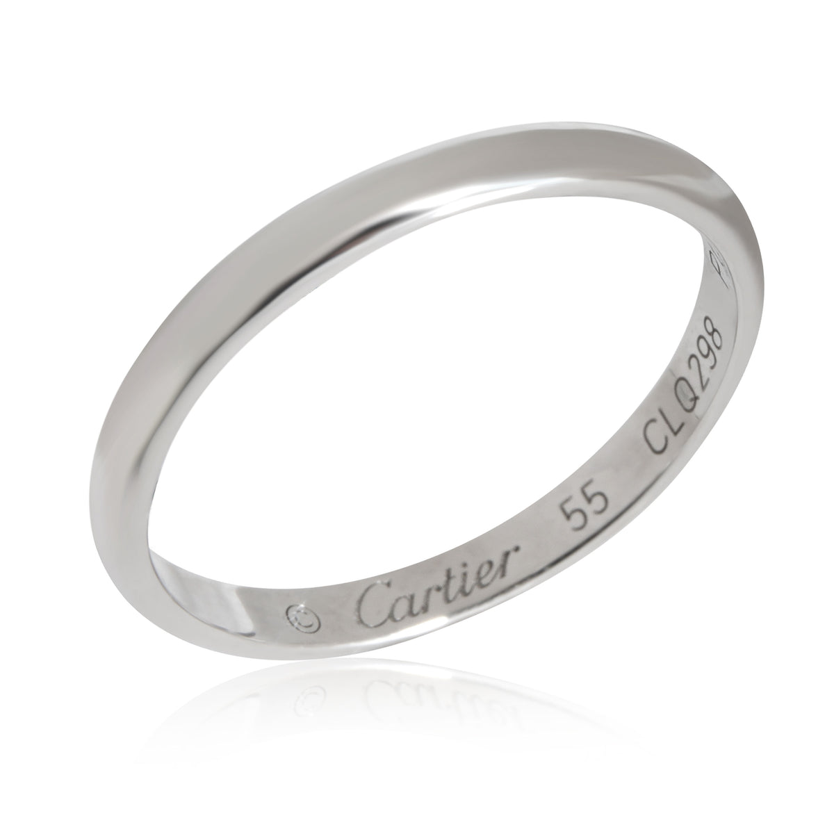 Cartier 1895 Plain Wedding Band in  Platinum