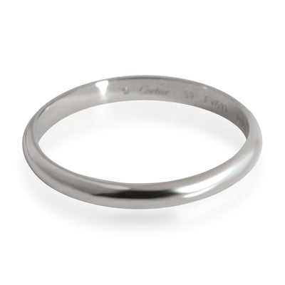 Cartier 1895 Wedding Band in  Platinum