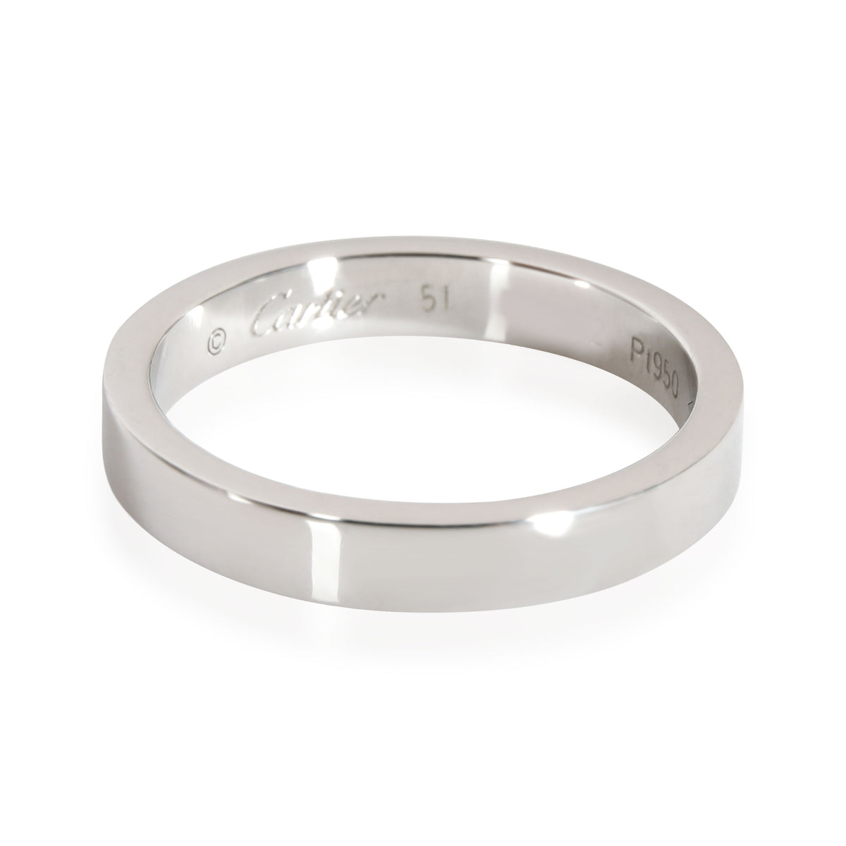 Cartier C de Cartier Wedding Band in  Platinum