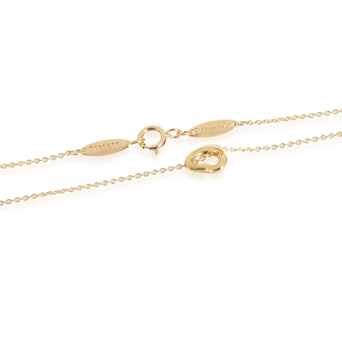 Tiffany & Co. Elsa Peretti Open Heart Pendant in 18K Yellow Gold