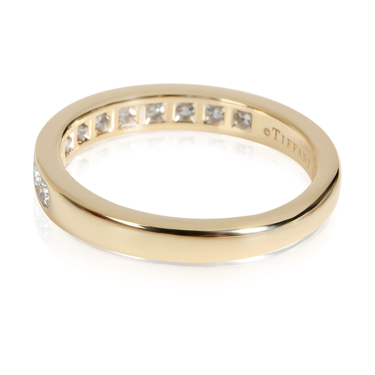 Tiffany & Co. Channel Diamond Wedding Band in 18 Yellow Gold 0.33 CTW