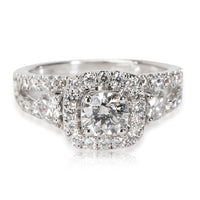 Celebration Diamond Engagement Ring in 14K White Gold G-H SI2 1.85 CTW