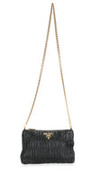 Prada Black Gaufre Nappa Leather Bag