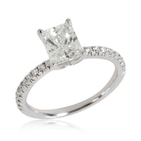 James Allen Radiant Diamond Engagement Ring in 14K White Gold H SI1 1.17 CTW