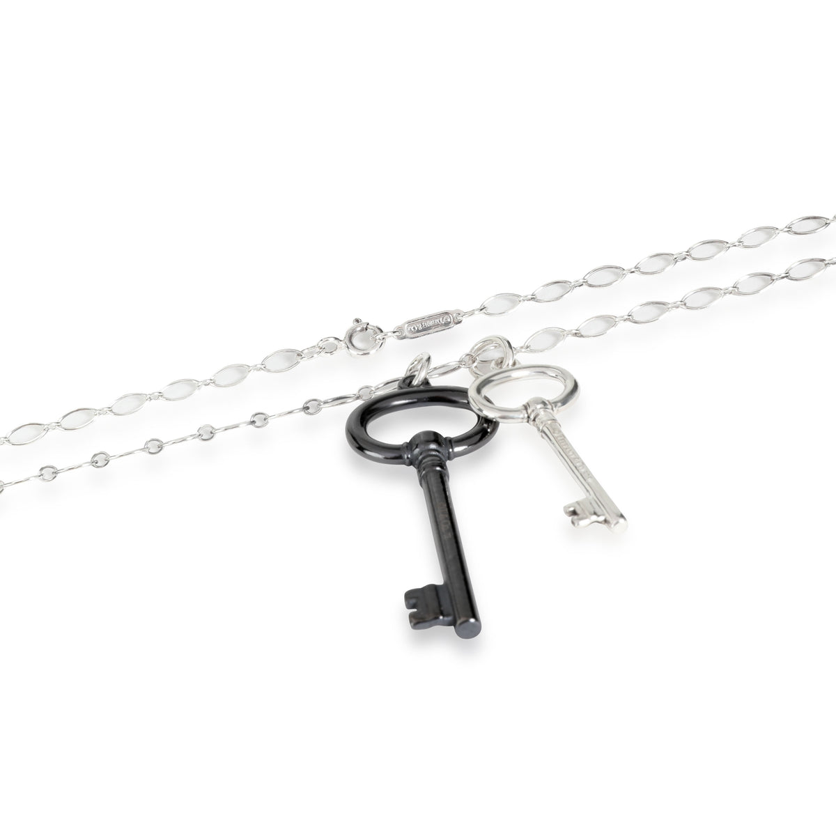 Tiffany & Co. Keys Pendant in  Sterling Silver/Titanium