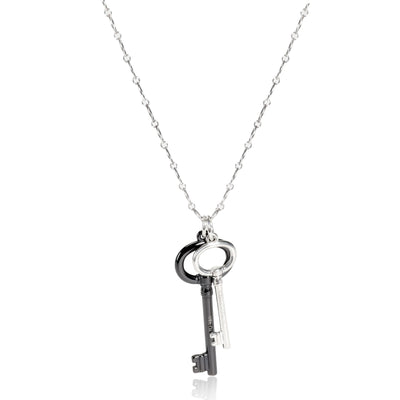 Tiffany & Co. Keys Pendant in  Sterling Silver/Titanium