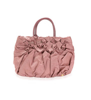 Prada Antico Tessuto Nylon Origami Pleated Handbag