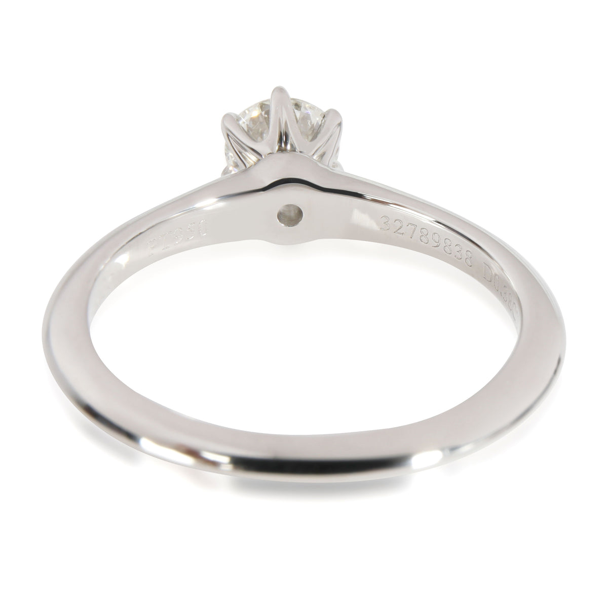 Tiffany & Co. Diamond Engagement Ring in Platinum I VVS2 0.38 CTW