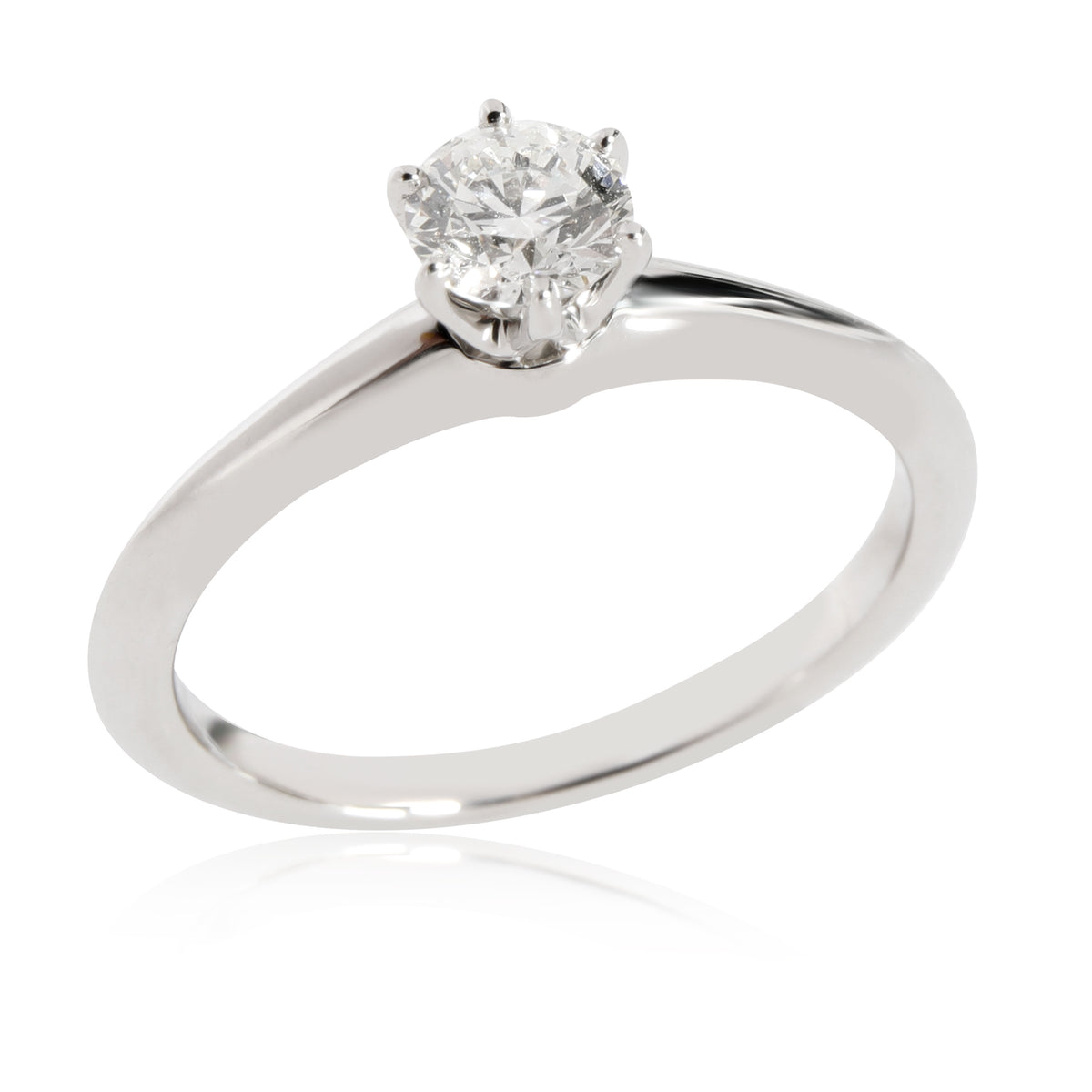 Tiffany & Co. Diamond Engagement Ring in Platinum I VVS2 0.38 CTW