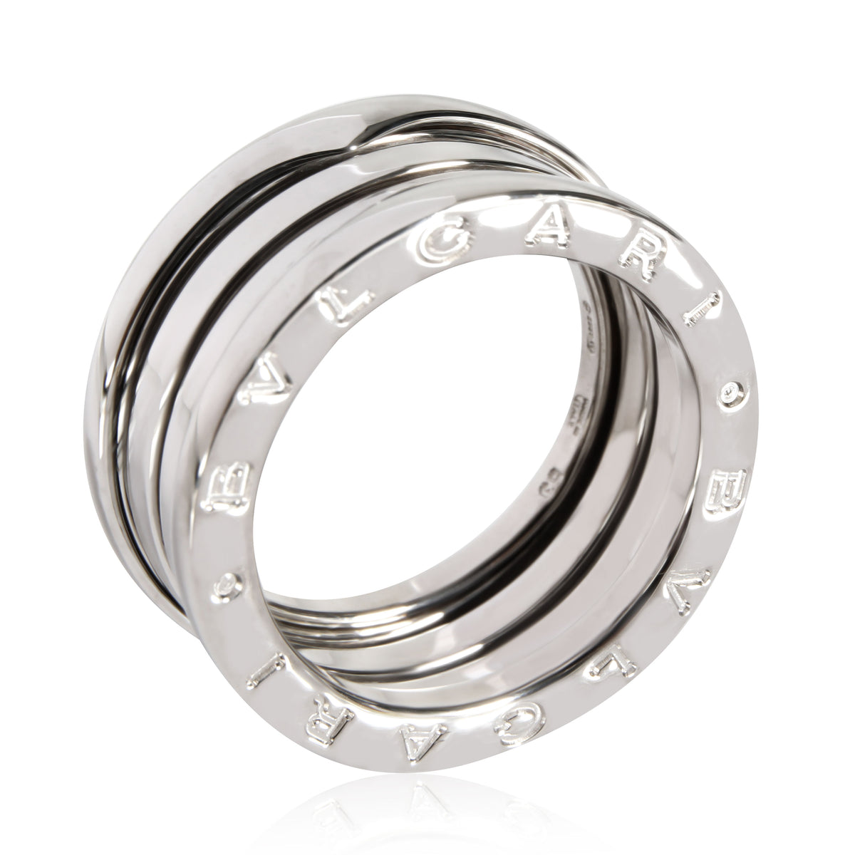 BVLGARI B.Zero1 Three-Band Ring in 18K White Gold