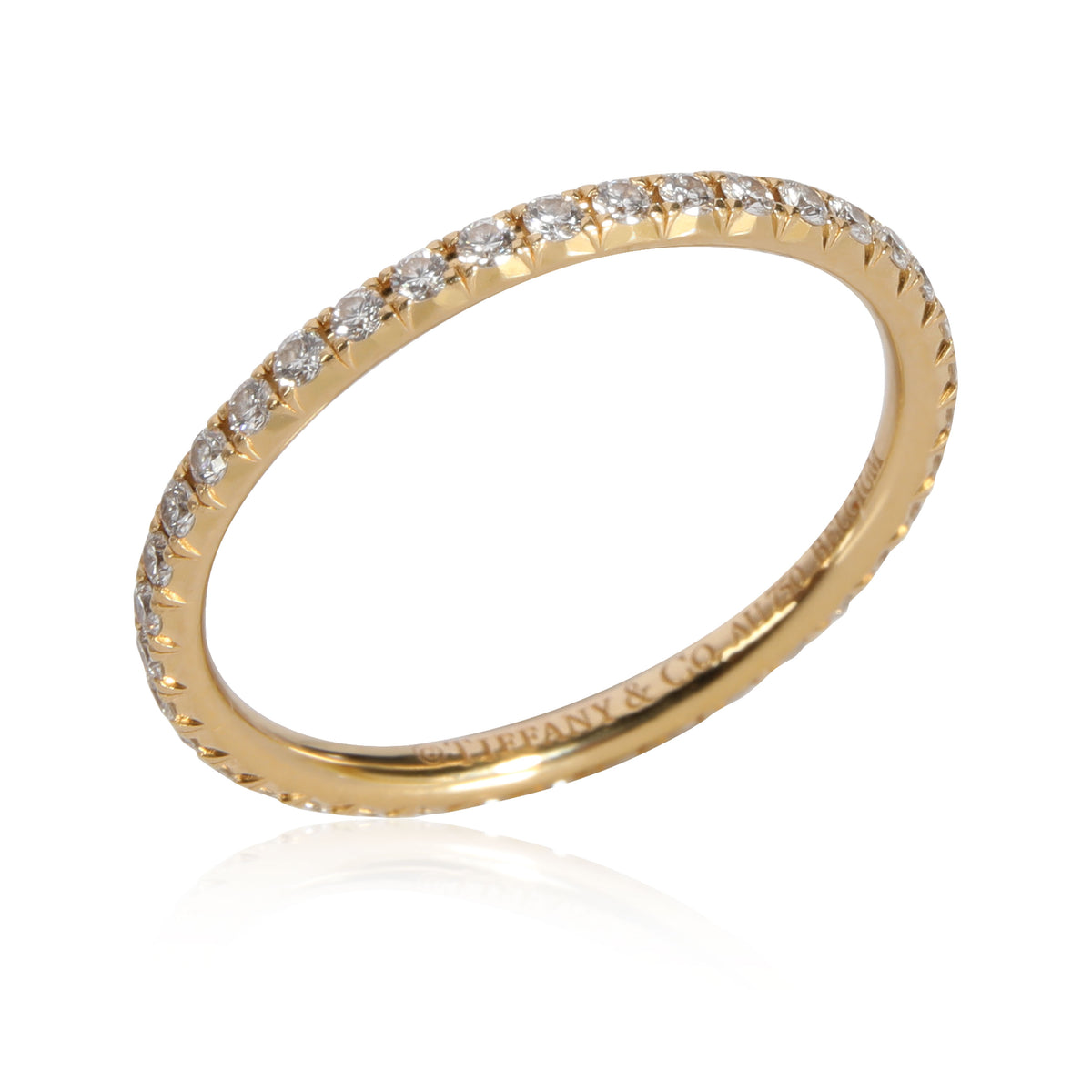 Tiffany & Co. Metro Diamond Band in 18K Yellow Gold 0.3 CTW