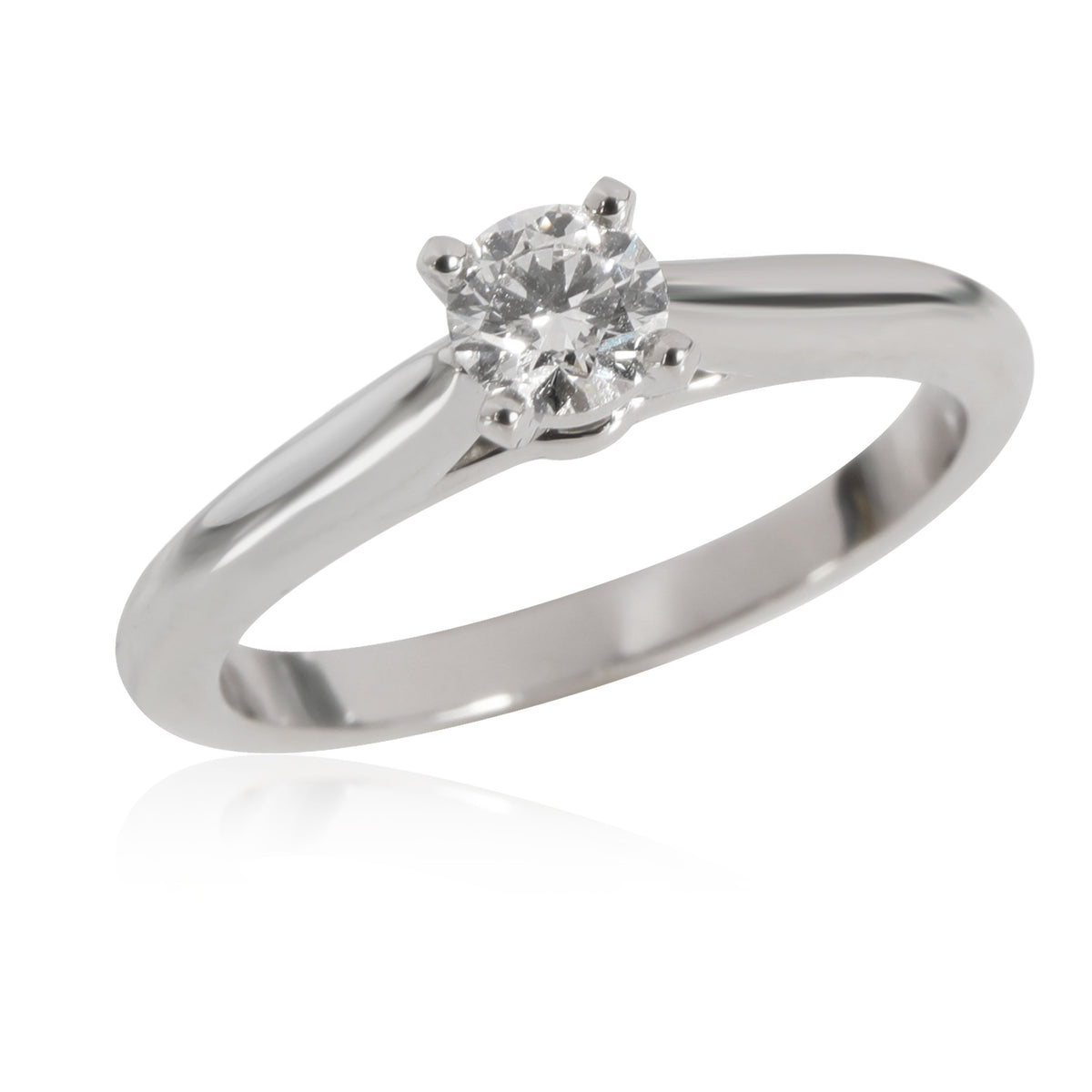 Cartier 1895 Diamond Solitaire Engagement Ring in  Platinum E VS1 0.23 CTW