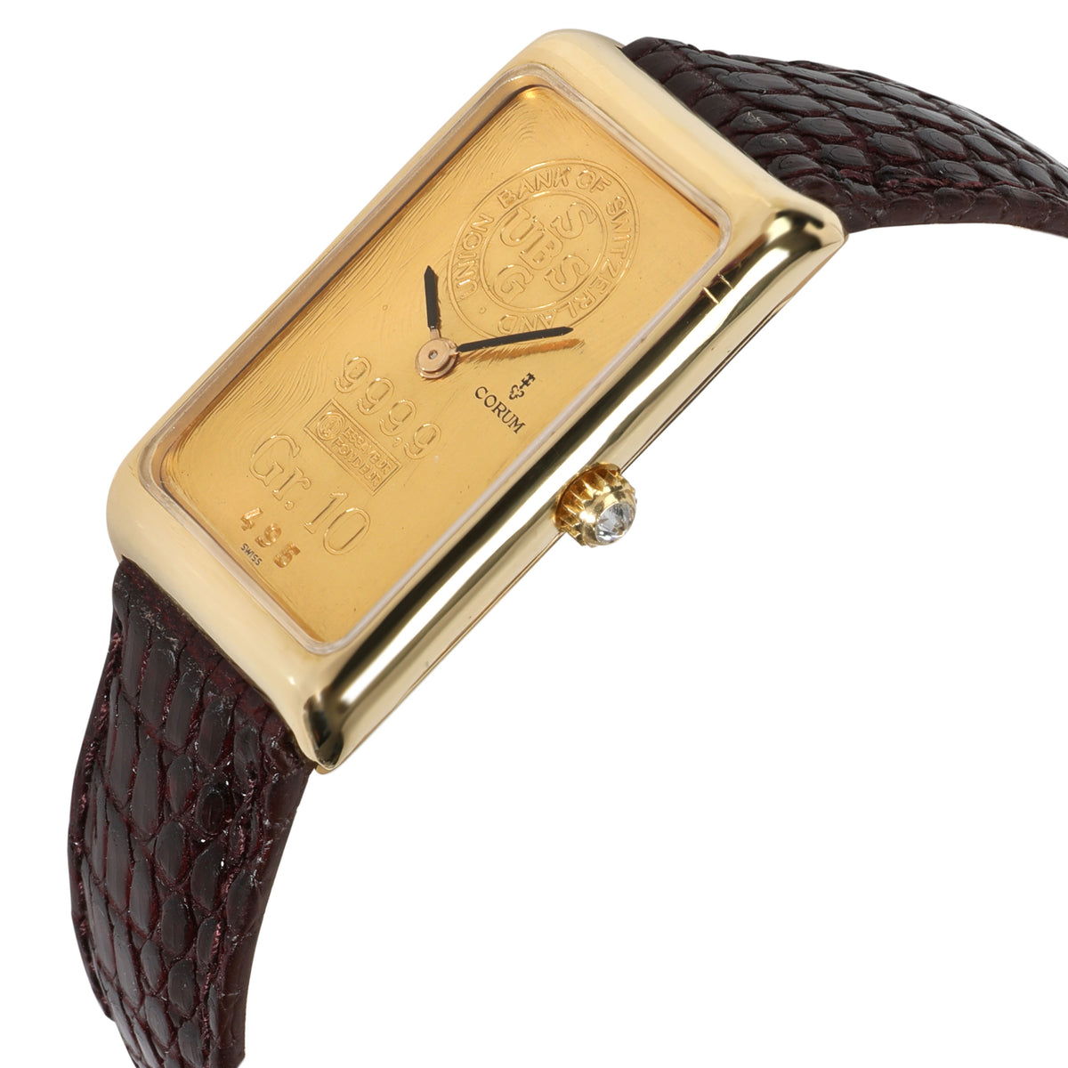 Corum 10G Ingot 14400 Unisex Watch in 18kt Yellow Gold myGemma