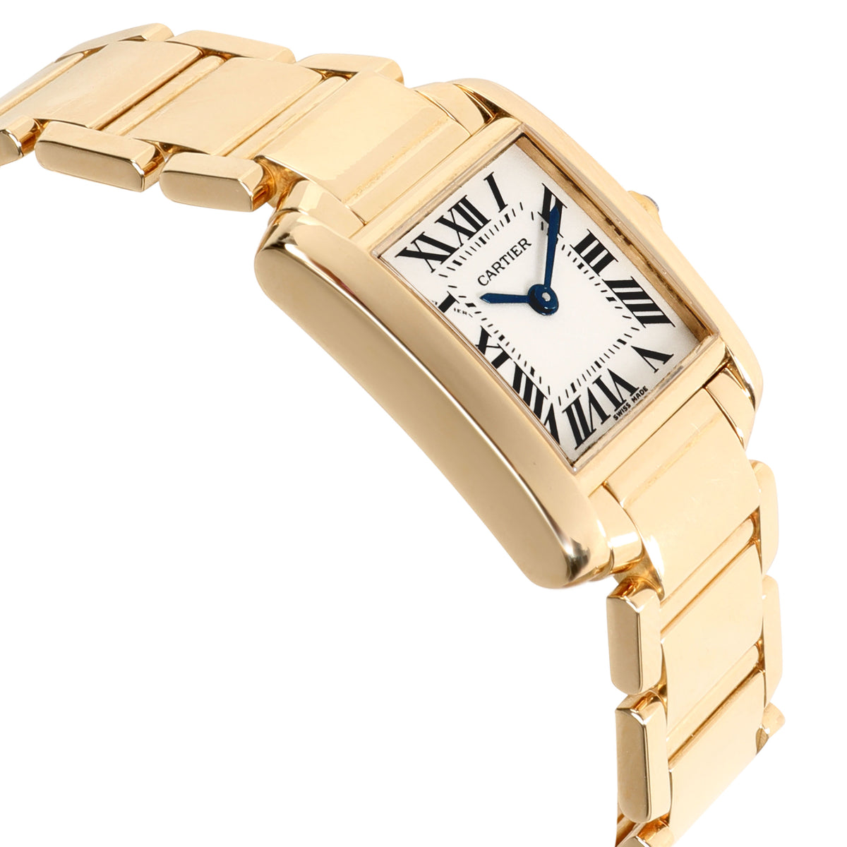 Cartier Tank Francaise W50002N Womens Watch in 18kt Yellow Gold