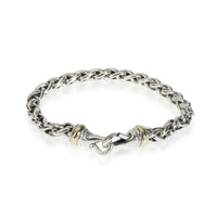 David Yurman Wheat Bracelet in 14K Yellow Gold/Sterling Silver