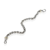 David Yurman Wheat Bracelet in 14K Yellow Gold/Sterling Silver