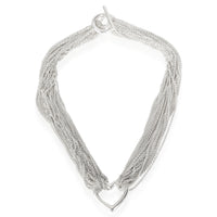 Tiffany & Co. Multi-strand Heart Necklace in Sterling Silver