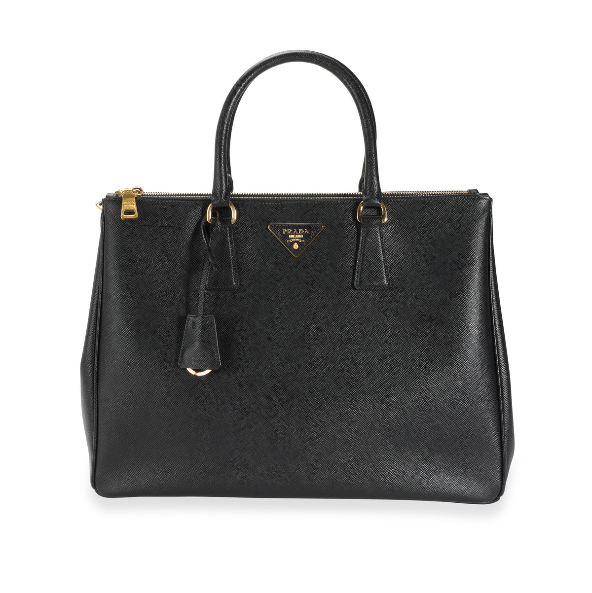 Prada Nero Saffiano Lux Leather Extra Large Galleria Bag